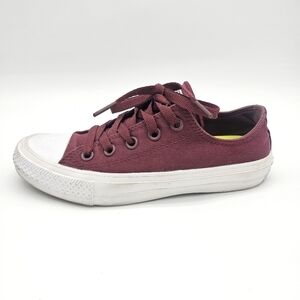 Converse Chuck Taylor II Low Top Bordeaux/White, Unisex, Women's 5.5/Men's 3.5
